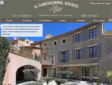 Tablet Screenshot of ancienne-cure.com